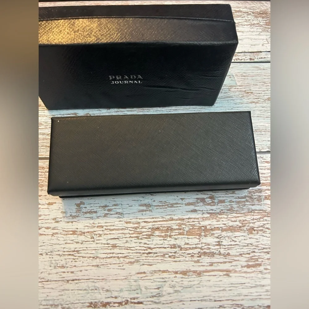 Prada Black Glasses Case with box